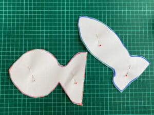 Ausgeschnittene Fische