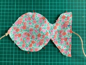 Beide Schnittteile sind zusammengesteckt