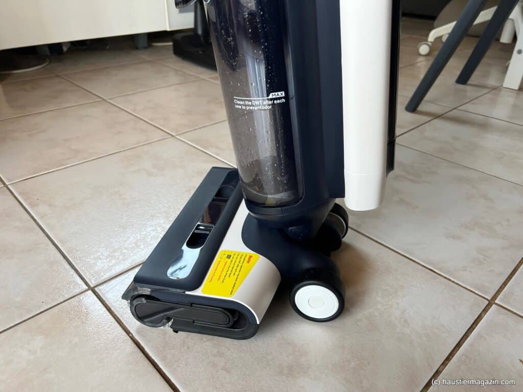 Und stoppt, wenn Du ihn aufrichtest.